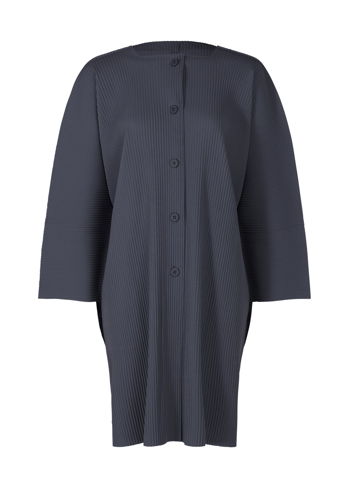 BELT PLEATS、ウィメンズ_トップス_カーディガン、ネイビー