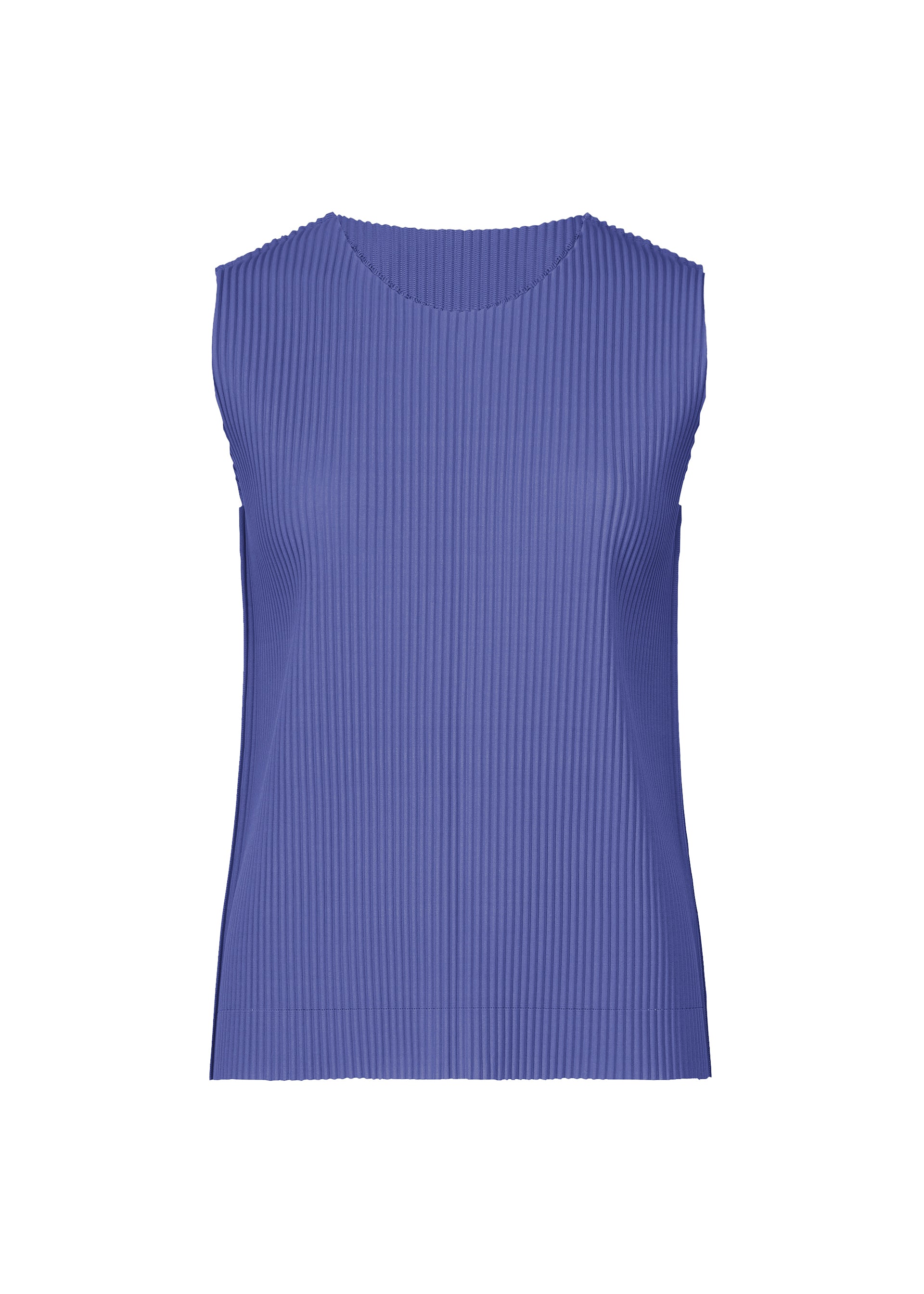FINE KNIT PLEATS COLOR 1、ウィメンズ_トップス_トップ、ブルー