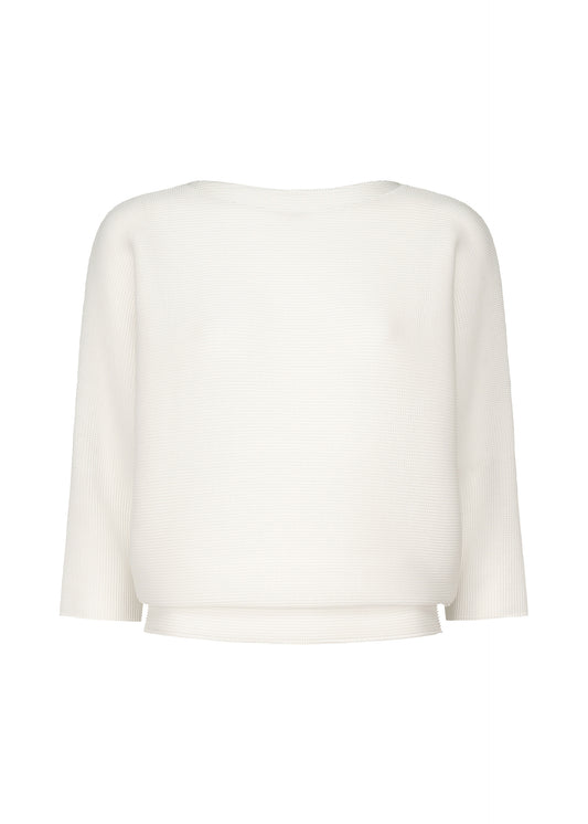 DOLMAN STRETCH PLEATS、ウィメンズ_トップス_トップ、ホワイト