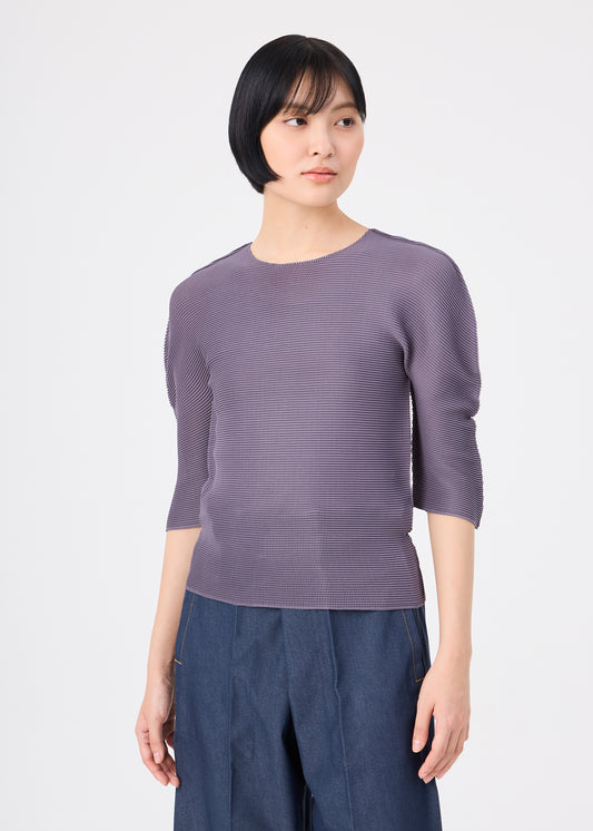 STRETCH PLEATS 4、ウィメンズ_トップス_トップ、着用画像1