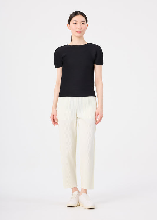 FINE KNIT PLEATS、ウィメンズ_パンツ、着用画像1