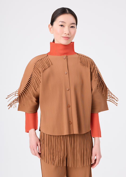 LEAF PLEATS、ウィメンズ_トップス_カーディガン、着用画像1
