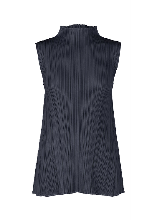 MELLOW PLEATS、ウィメンズ_トップス_トップ、ネイビー