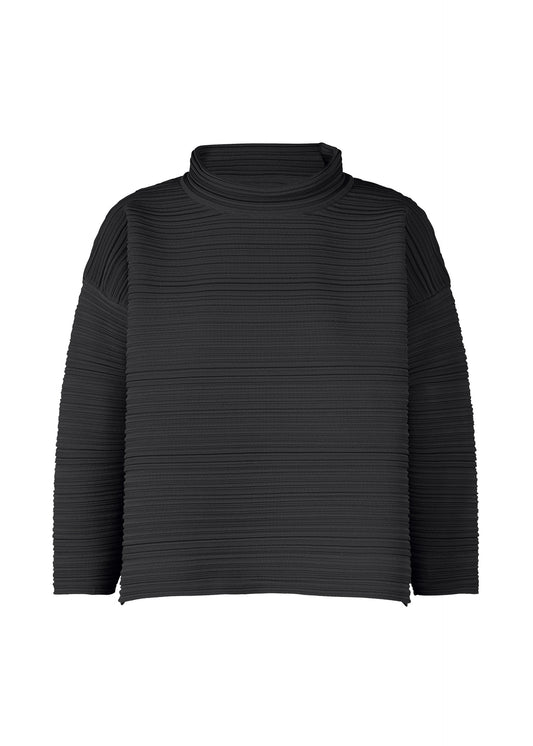CREPE KNIT、ウィメンズ_トップス_トップ、ブラック