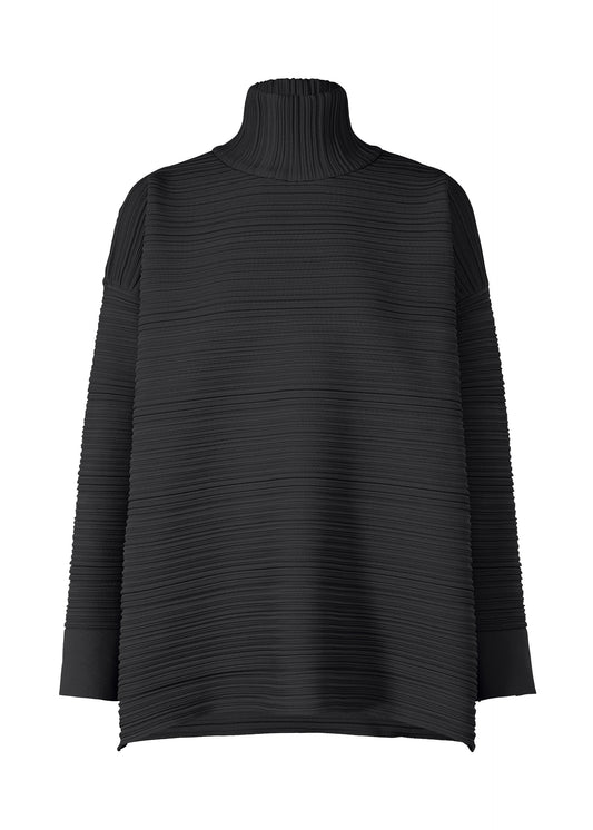 CREPE KNIT、ウィメンズ_トップス_トップ、ブラック