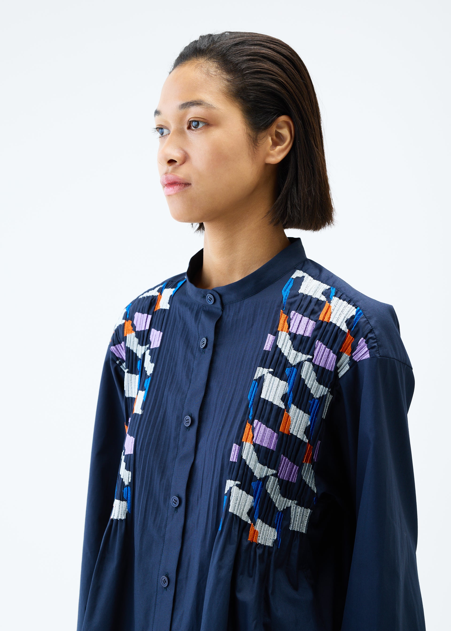 GRAINY SHIRT、ウィメンズ_トップス_シャツ、着用画像4