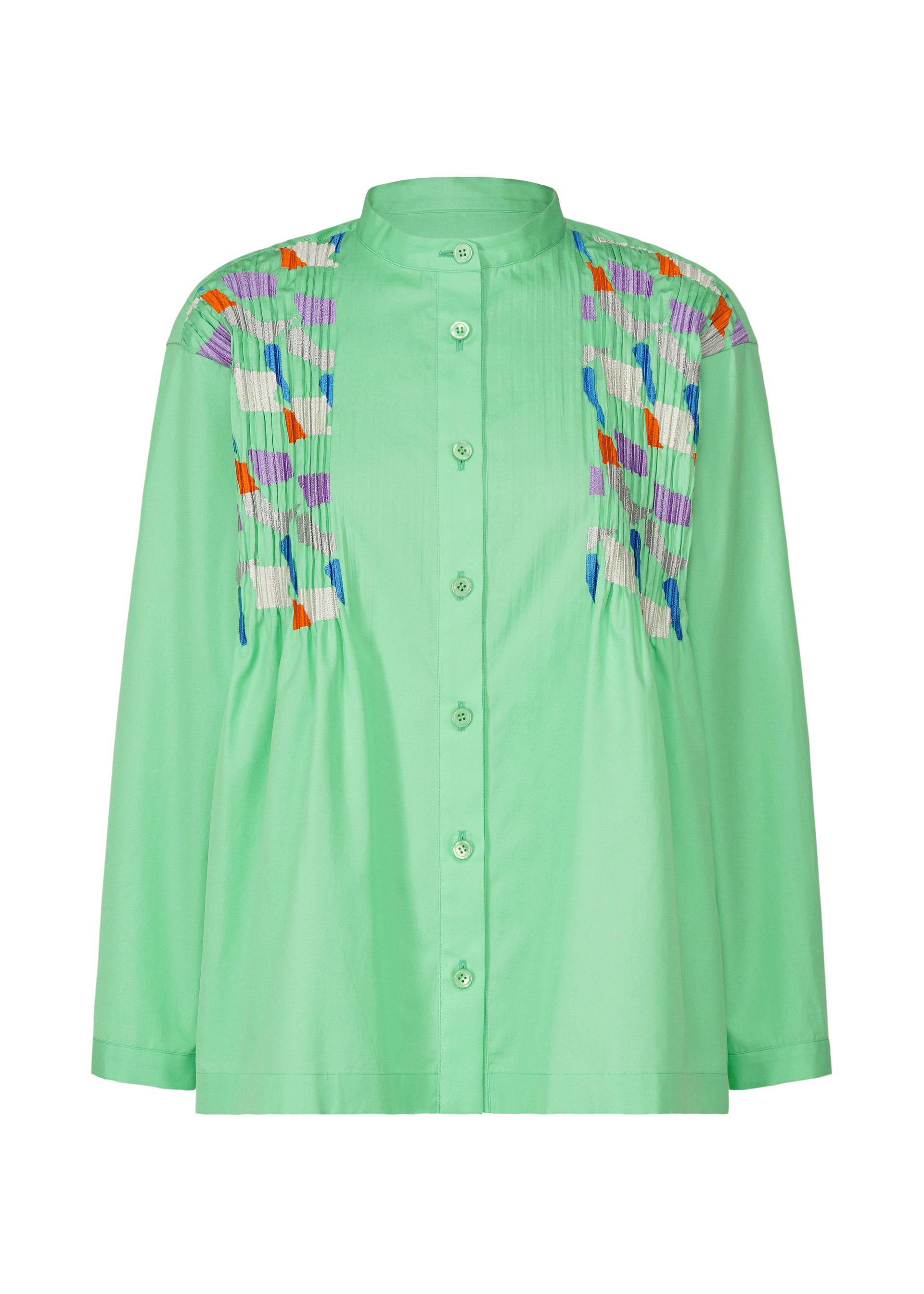 GRAINY SHIRT、ウィメンズ_トップス_シャツ、イエロー