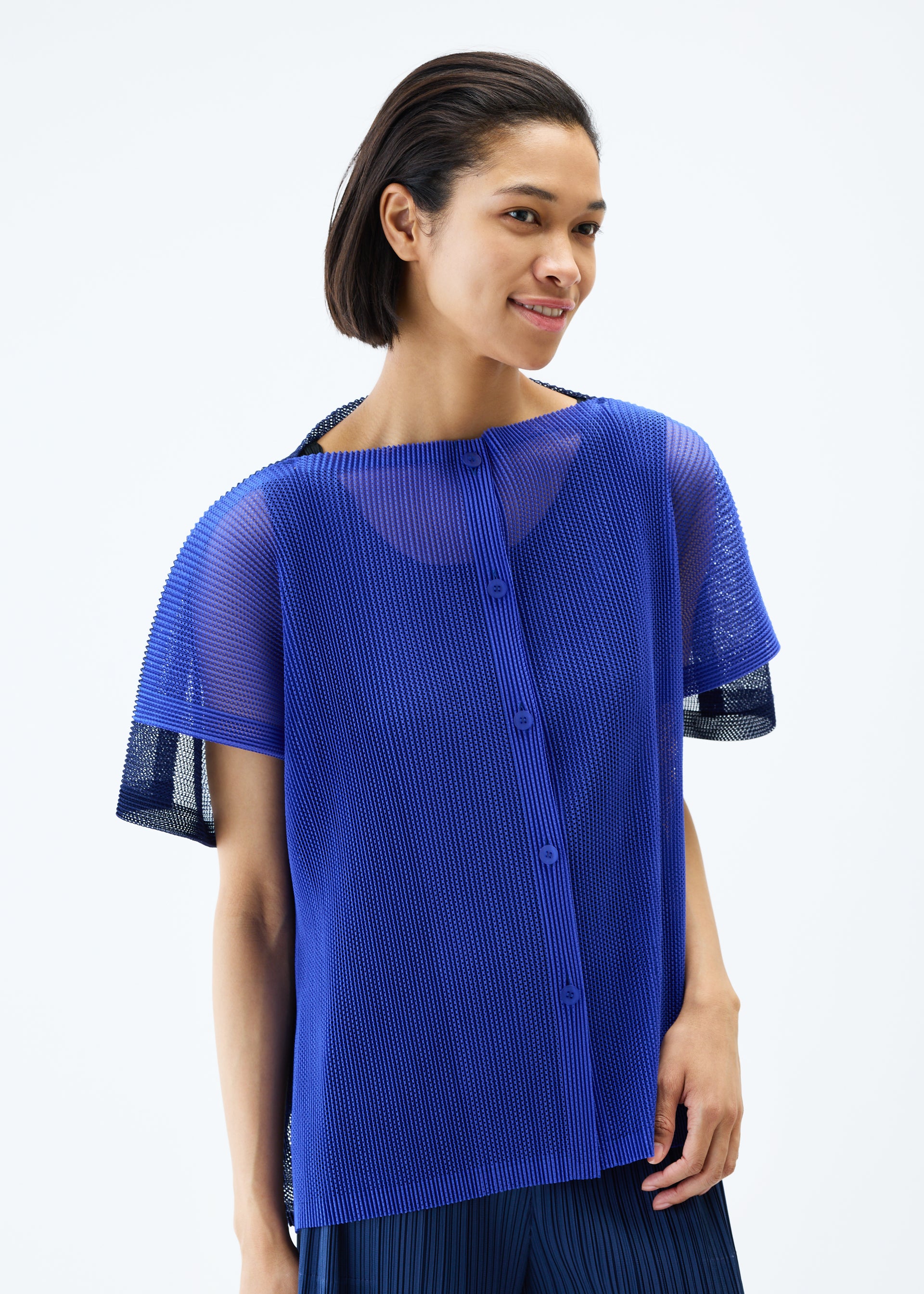 SHEER SQUARE、ウィメンズ_トップス_カーディガン、着用画像4