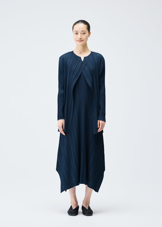 MELLOW PLEATS、ウィメンズ_トップス_カーディガン、着用画像1