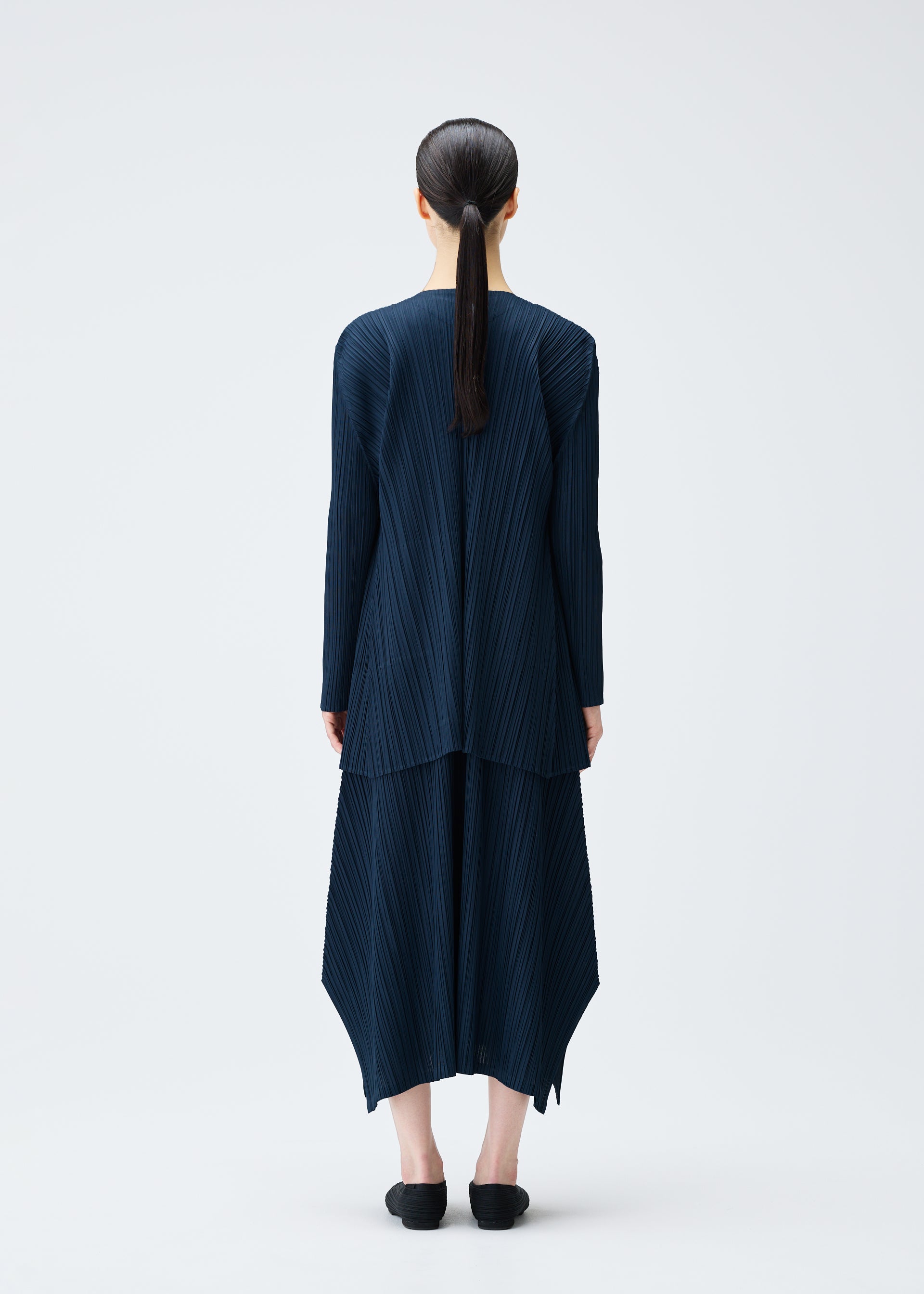 MELLOW PLEATS、ウィメンズ_トップス_カーディガン、着用画像3