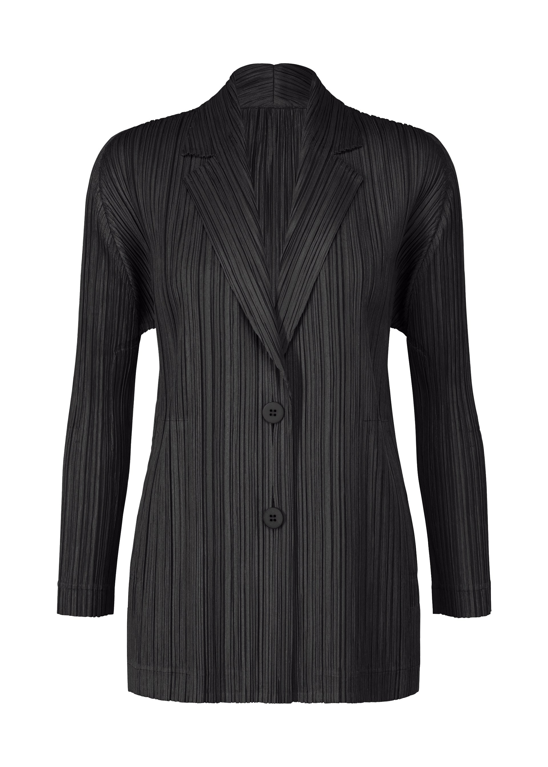 PLEATS JACKET、ウィメンズ_ジャケット&コート_ジャケット&ブルゾン、ブラック