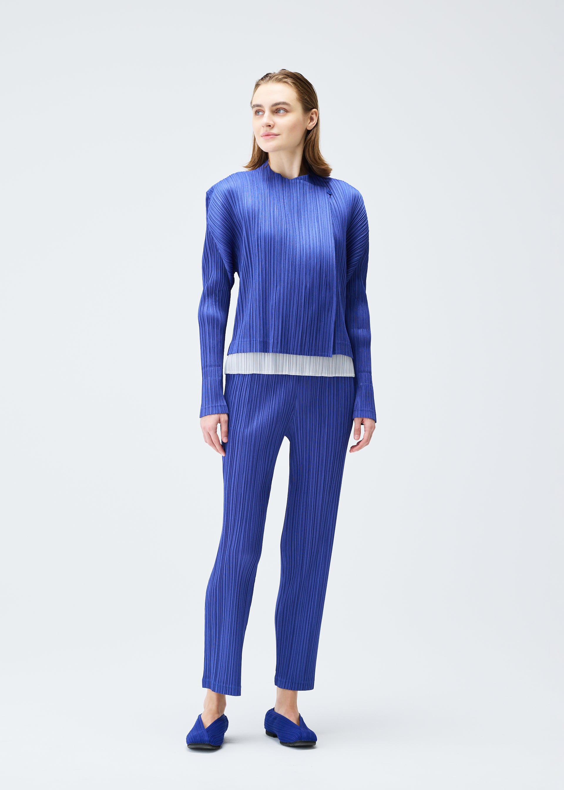 PLEATS JACKET、ウィメンズ_ジャケット&コート_ジャケット&ブルゾン、着用画像4