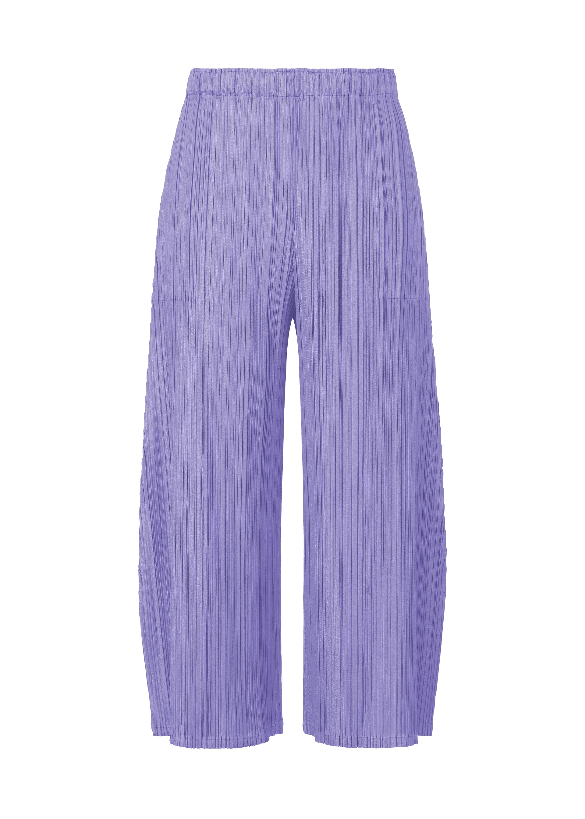 MELLOW PLEATS、ウィメンズ_パンツ、ブルー