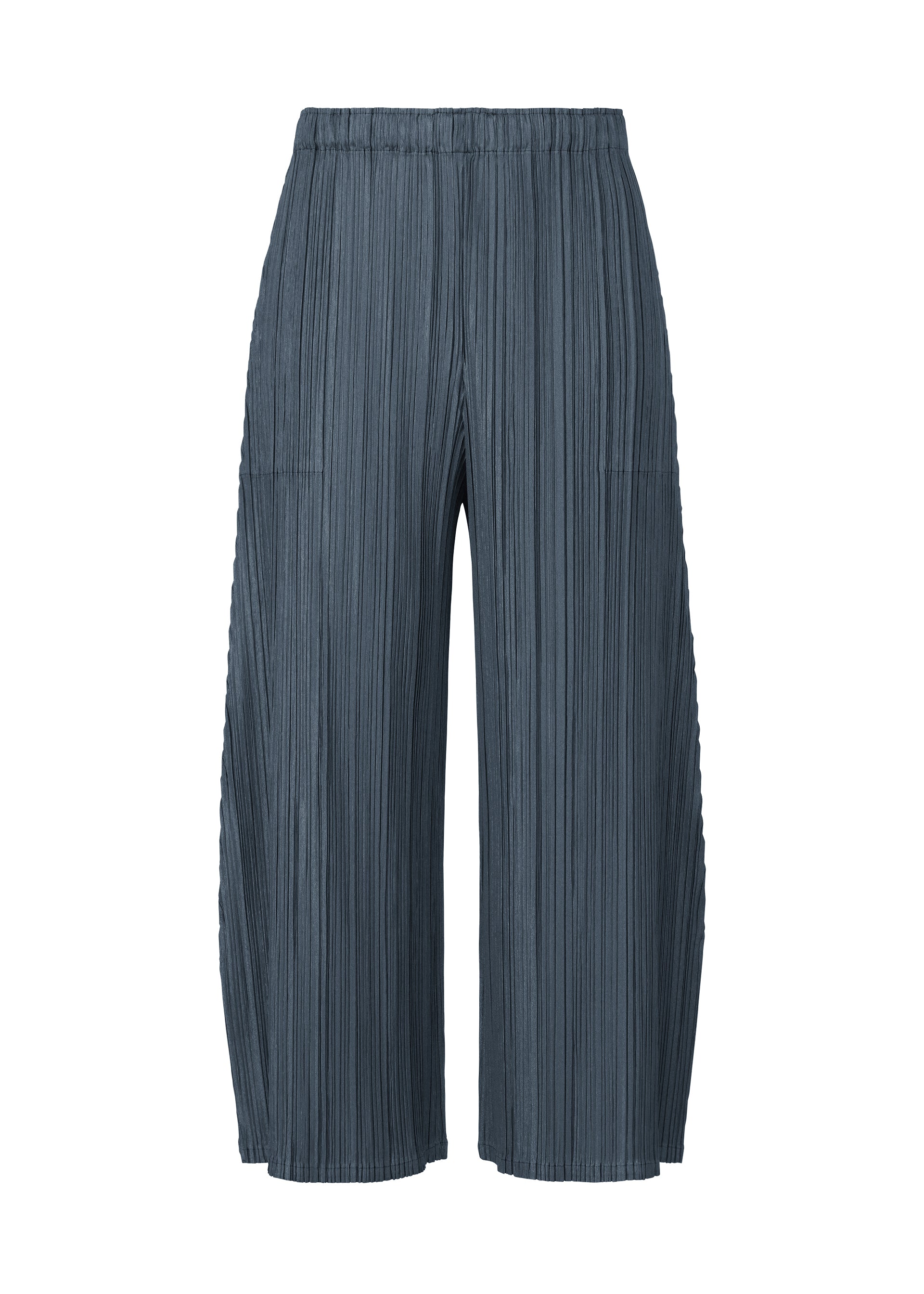 MELLOW PLEATS、ウィメンズ_パンツ、ネイビー