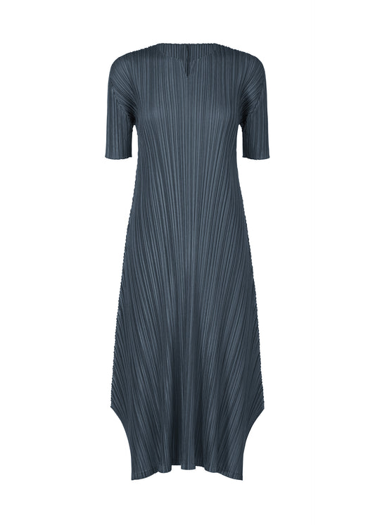 MELLOW PLEATS、ウィメンズ_ワンピース、ネイビー