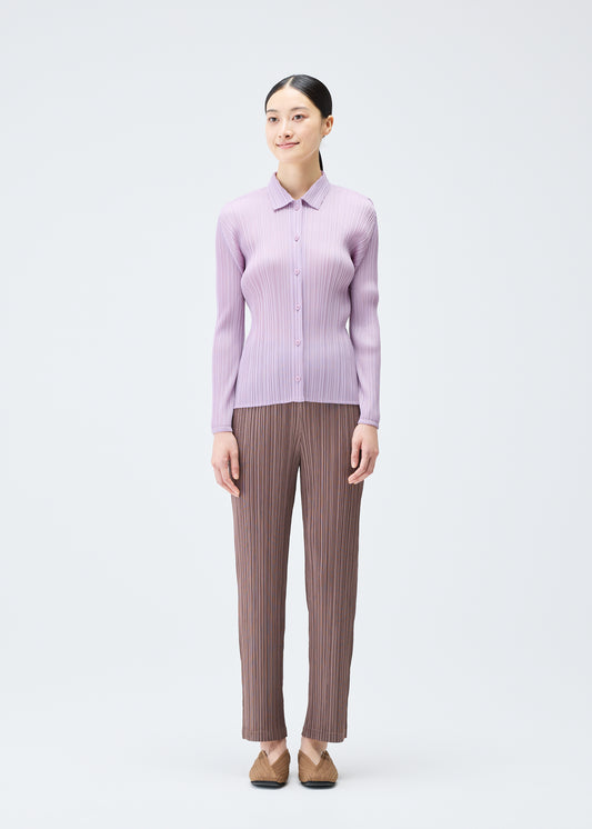 PLEATS SHIRT、ウィメンズ_トップス_シャツ、着用画像1