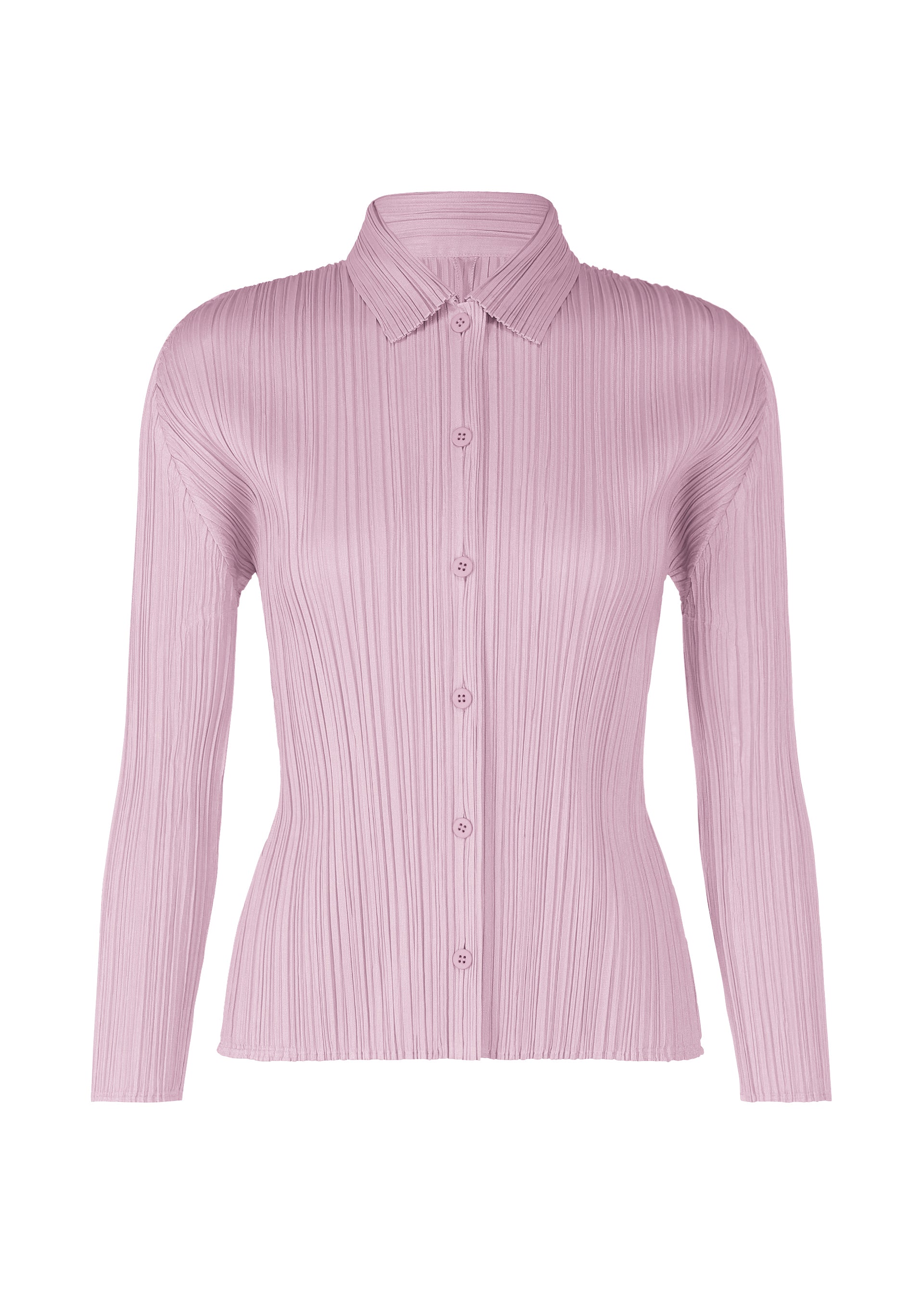 PLEATS SHIRT、ウィメンズ_トップス_シャツ、ピンク