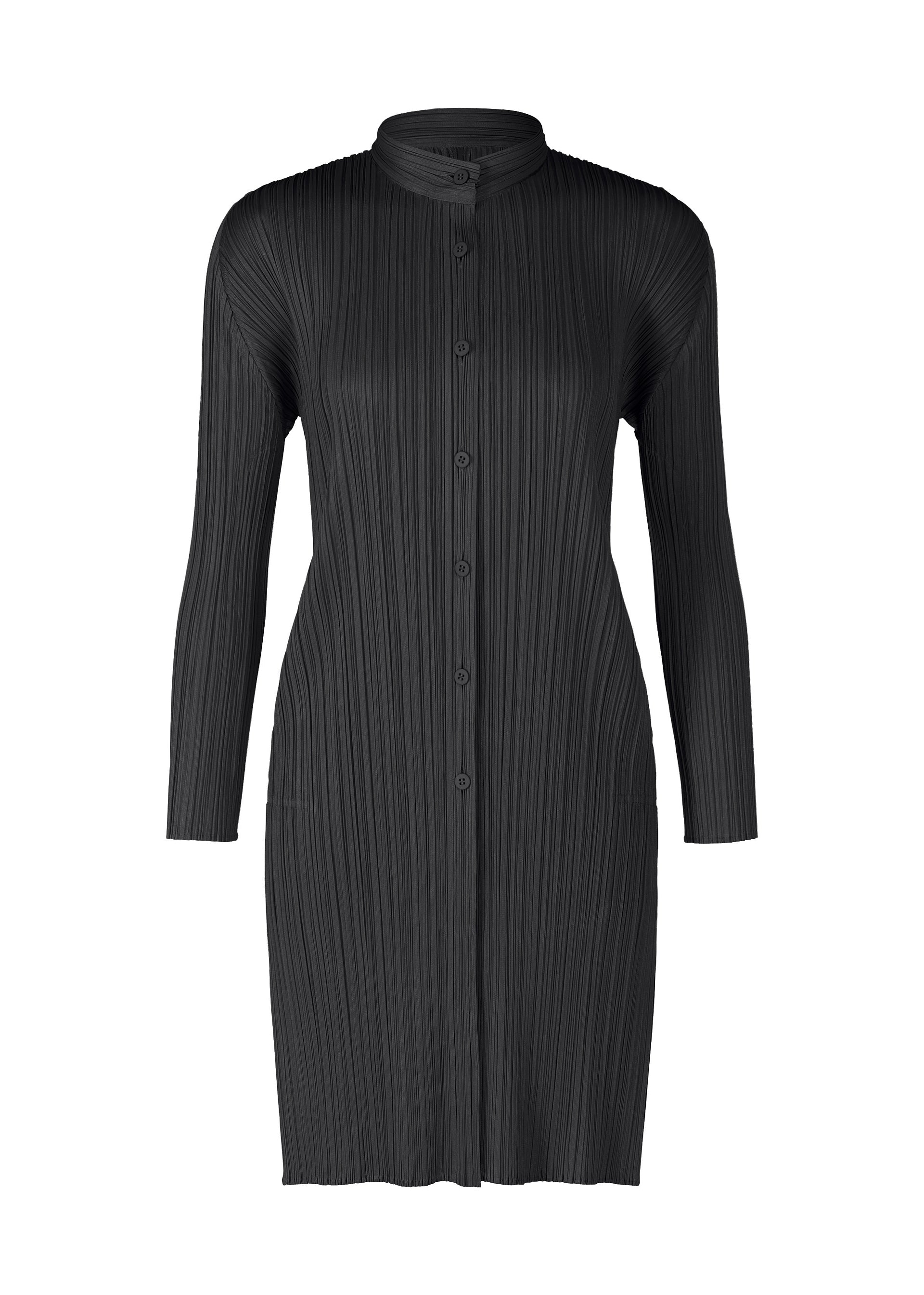 PLEATS SHIRT、ウィメンズ_トップス_シャツ、ブラック