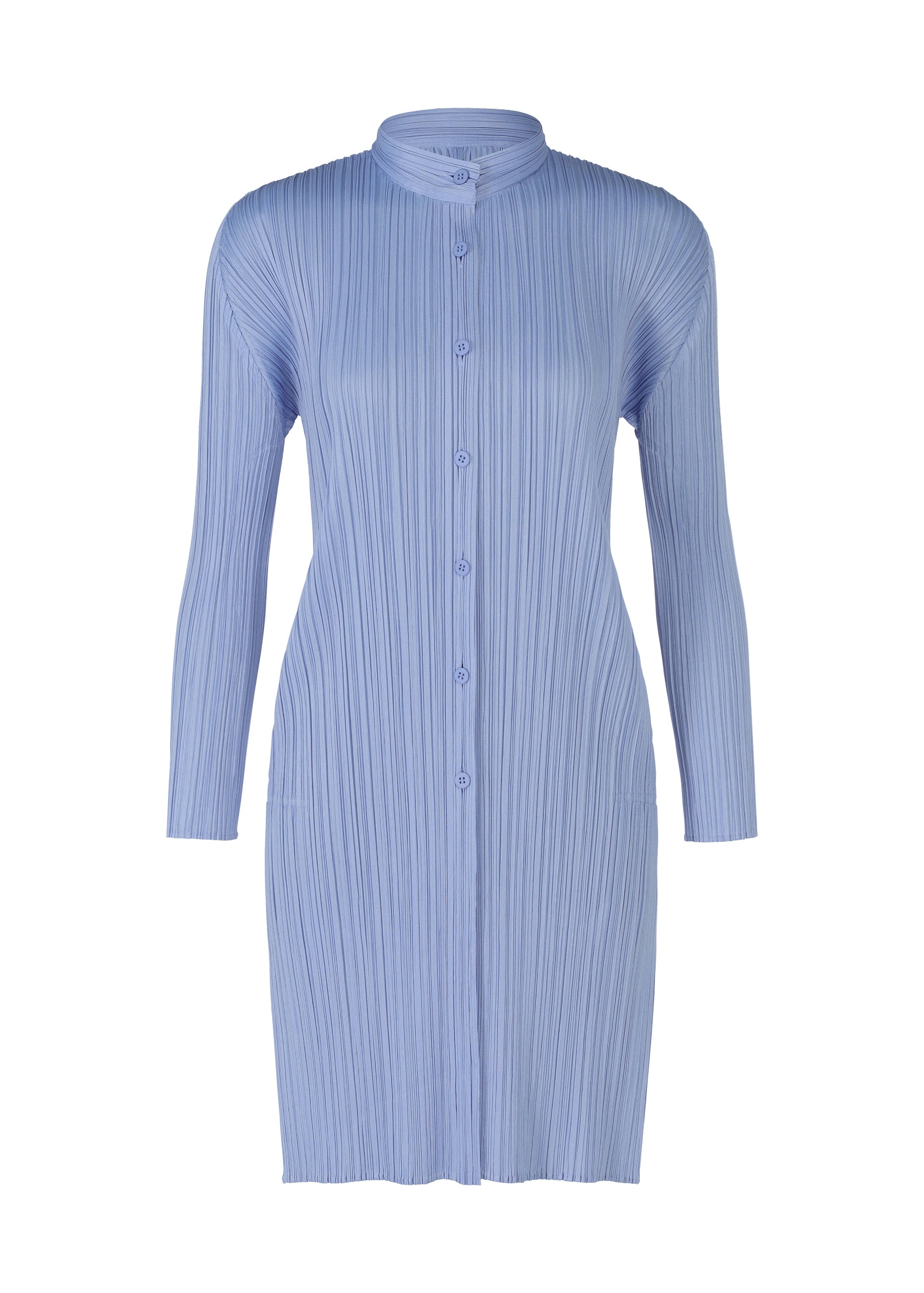 PLEATS SHIRT、ウィメンズ_トップス_シャツ、ブルー
