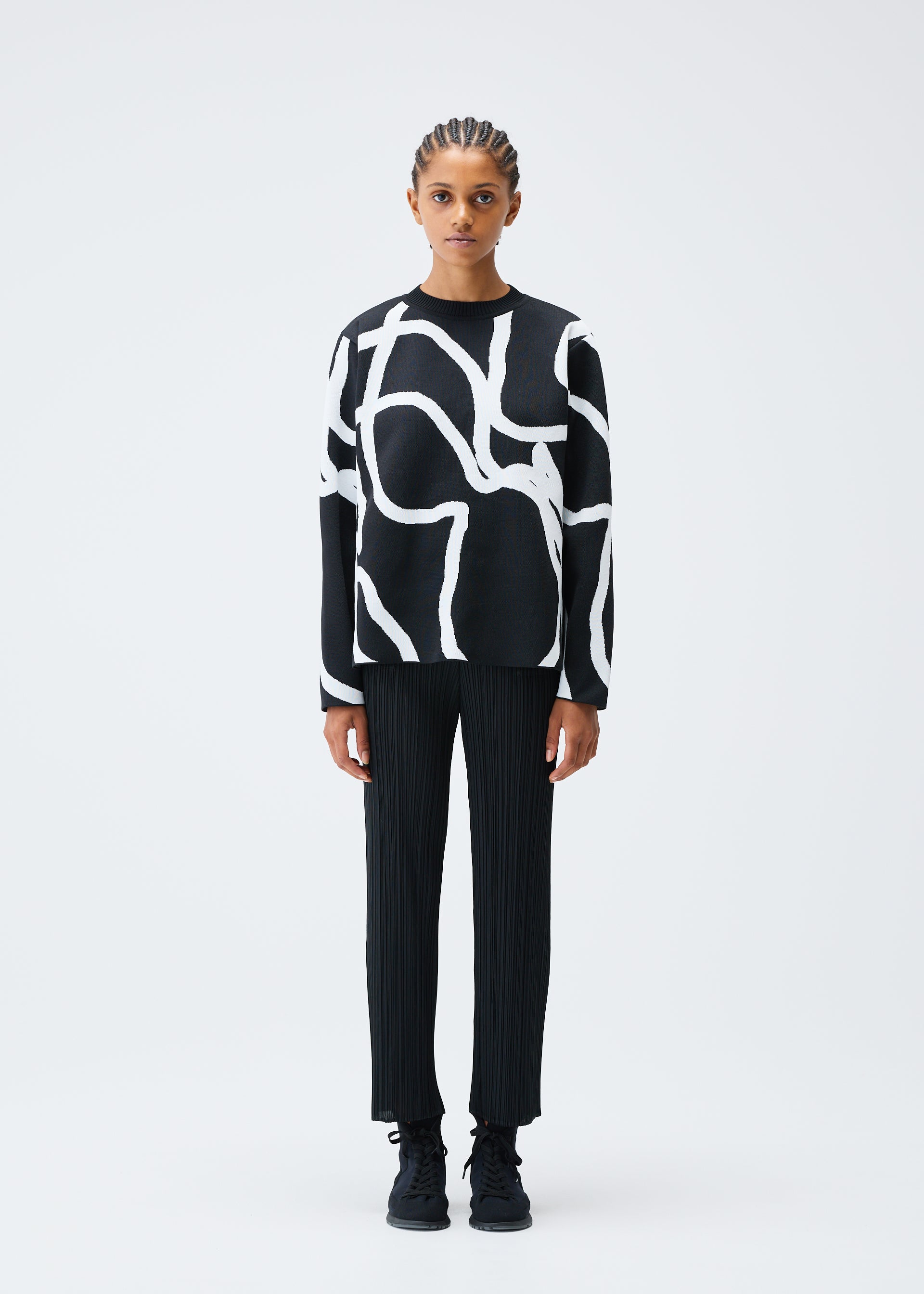 PAUSE KNIT、ウィメンズ_ニット、着用画像1