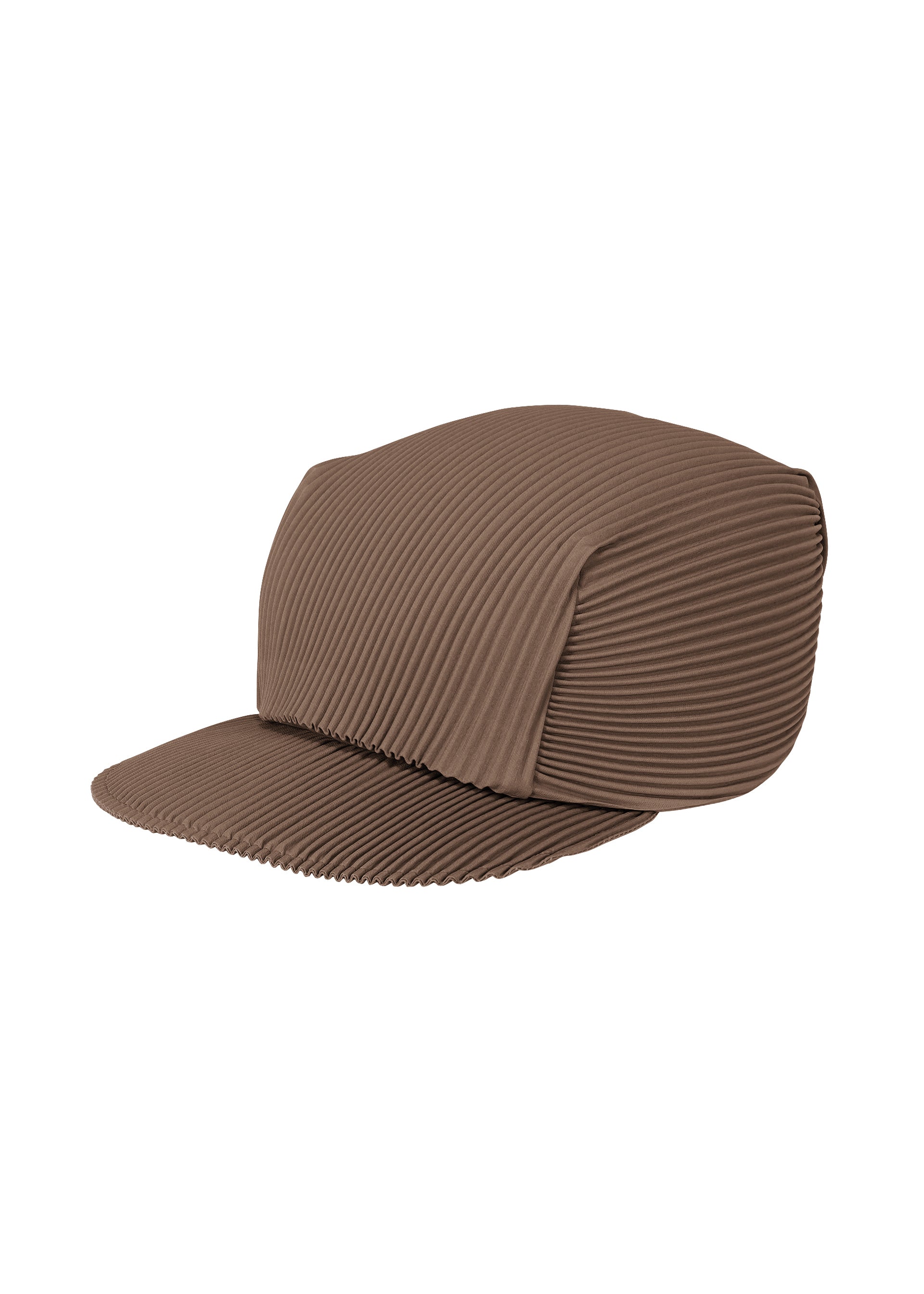 PLEATS CAP、アクセサリー&その他_帽子、ブラウン