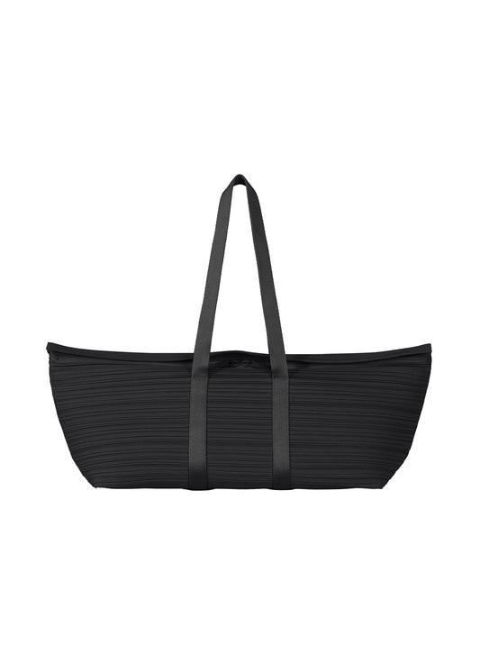 PLEATS BOSTON BAG、バッグ&財布_ハンドバッグ、ブラック