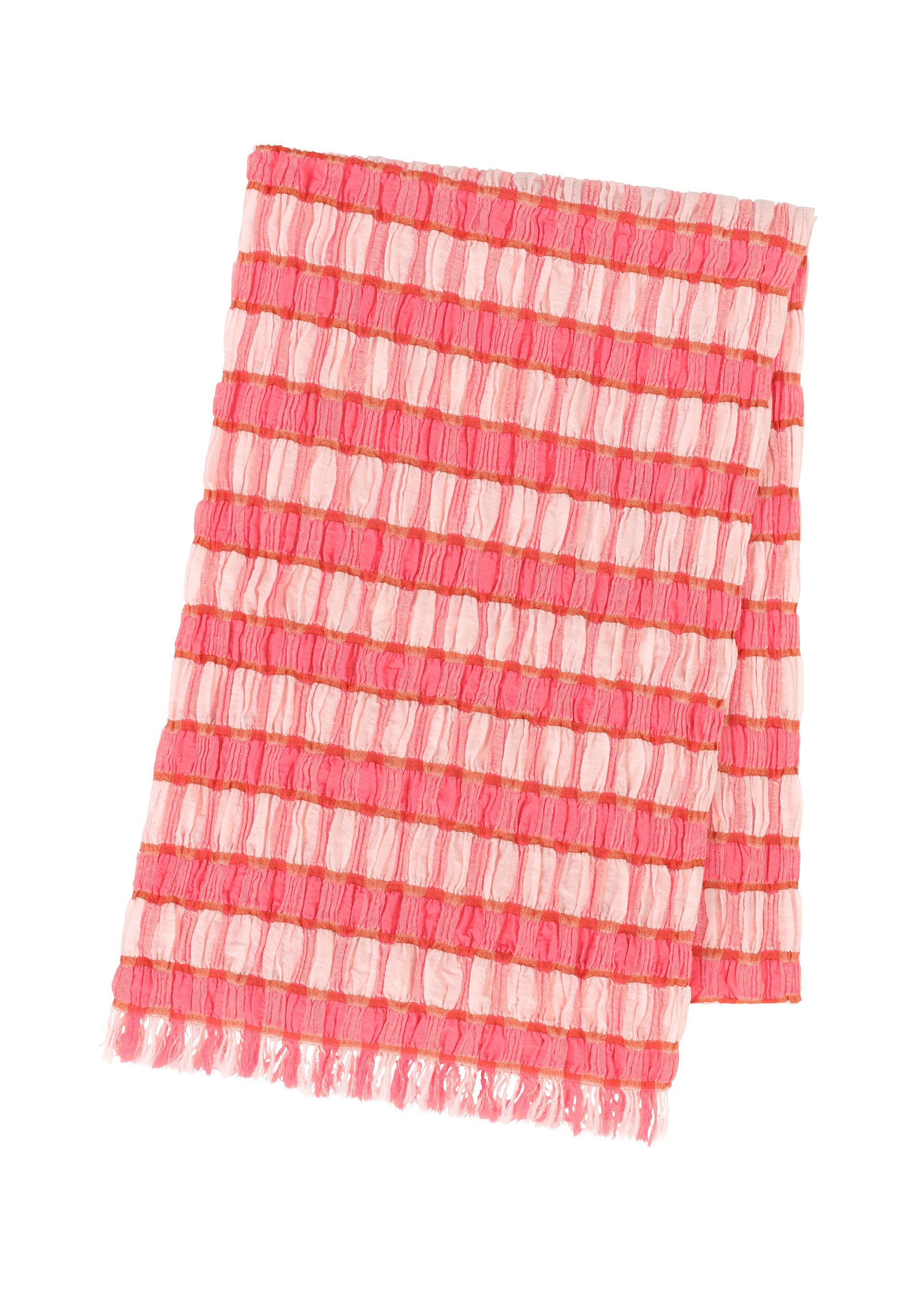 me isseymiyake シワ加工　タンクトップ　ビスチェ　ピンク　チェック TRICK PLEATS – isseymiyake.com