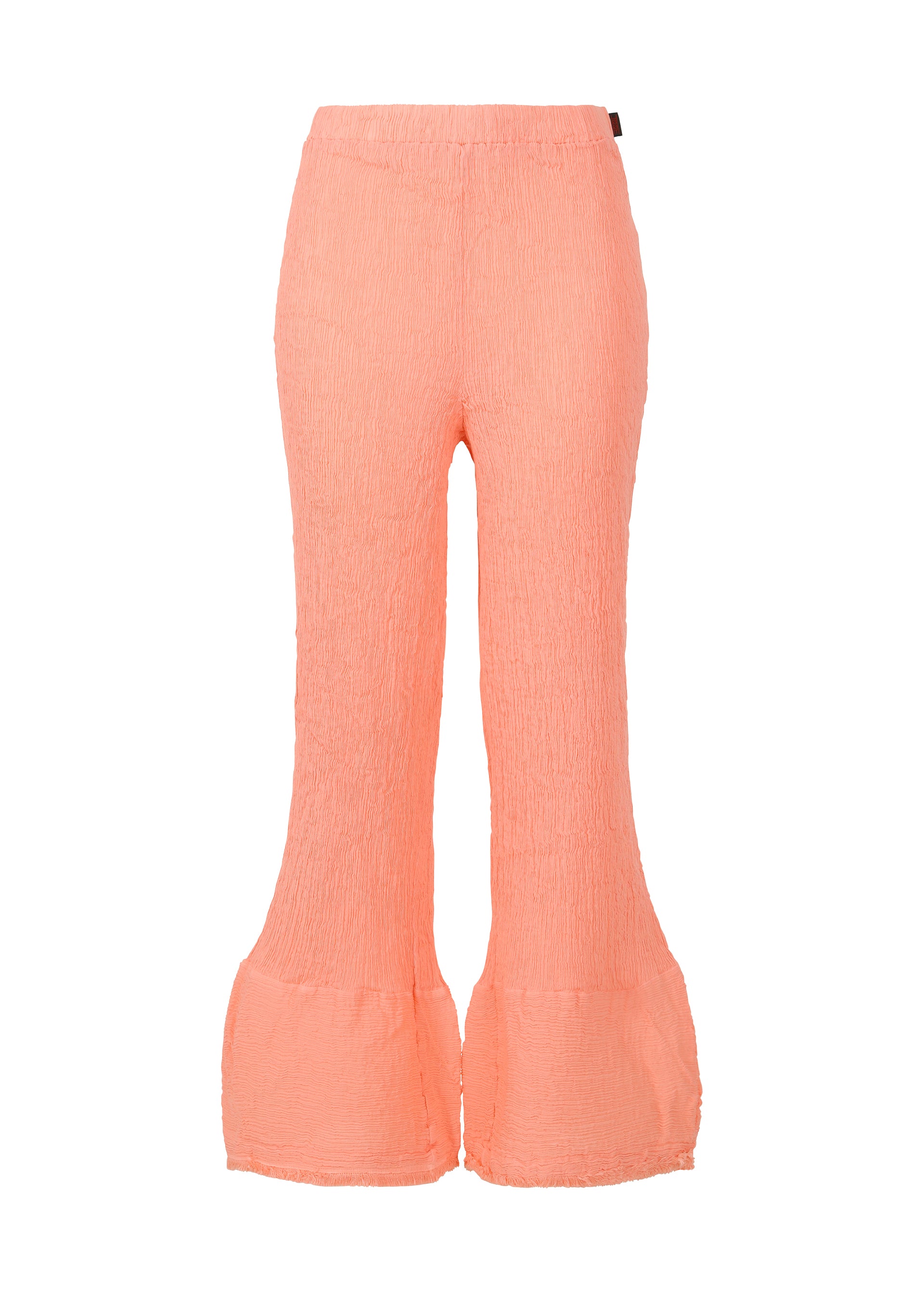 KYO CHIJIMI HEM LINE FRINGE、ウィメンズ_パンツ、ピンク