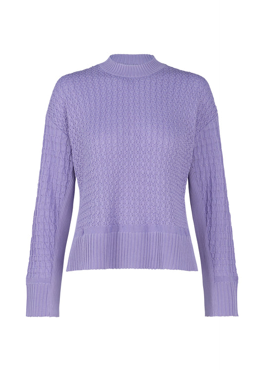 CABLE KNIT、ウィメンズ_トップス_トップ、パープル