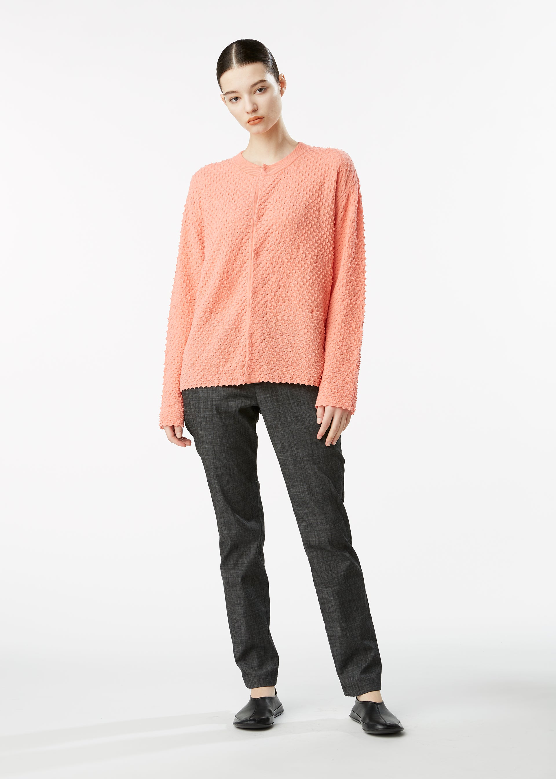 HIGH TWIST COTTON、ウィメンズ_トップス_カーディガン、着用画像1