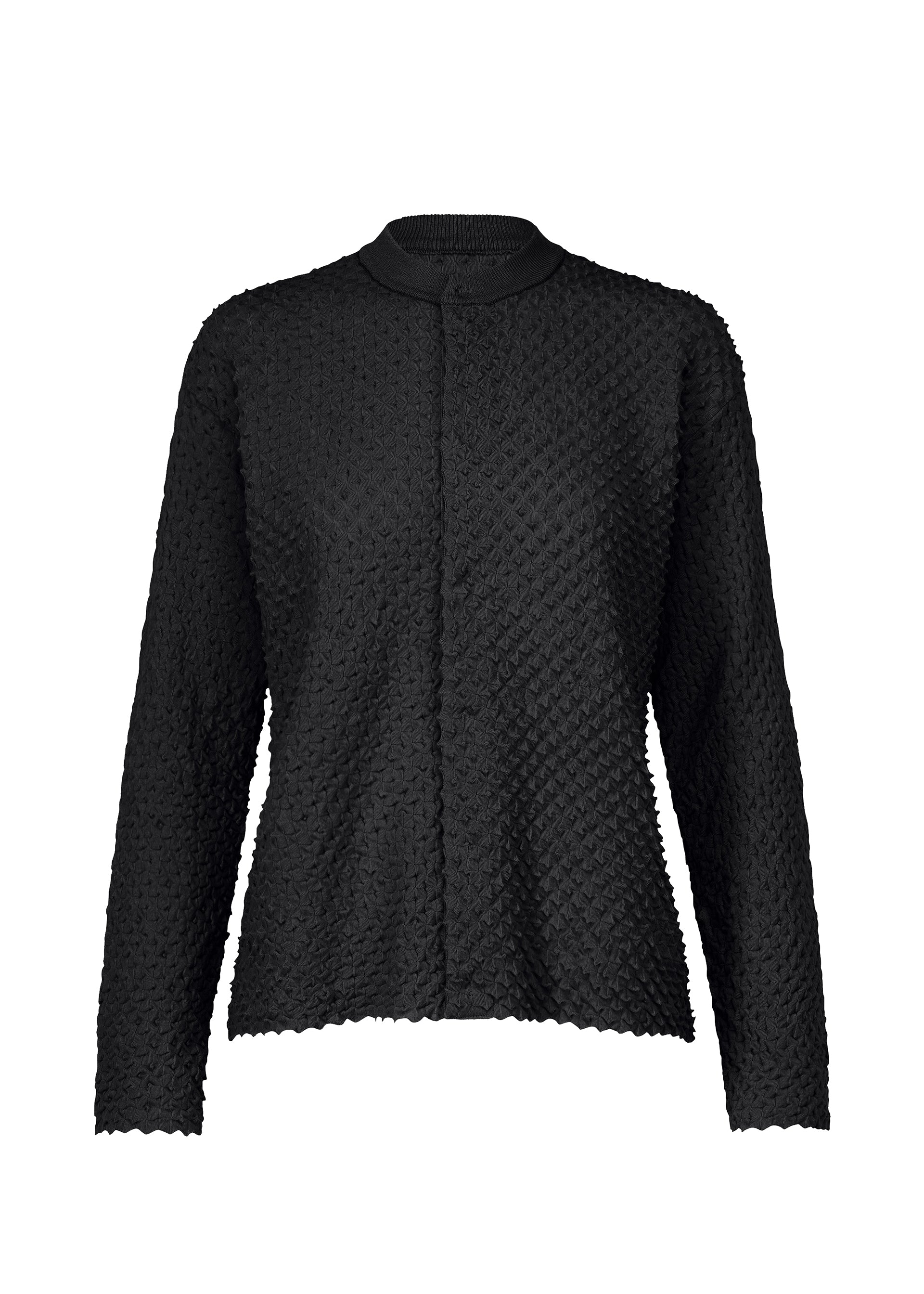 HIGH TWIST COTTON、ウィメンズ_トップス_カーディガン、ブラック