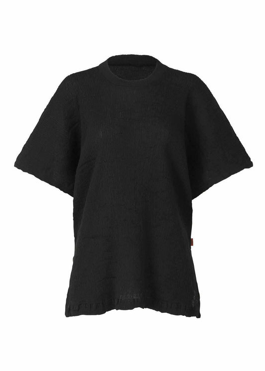 KYO CHIJIMI BASIC、ウィメンズ_トップス_トップ、ブラック