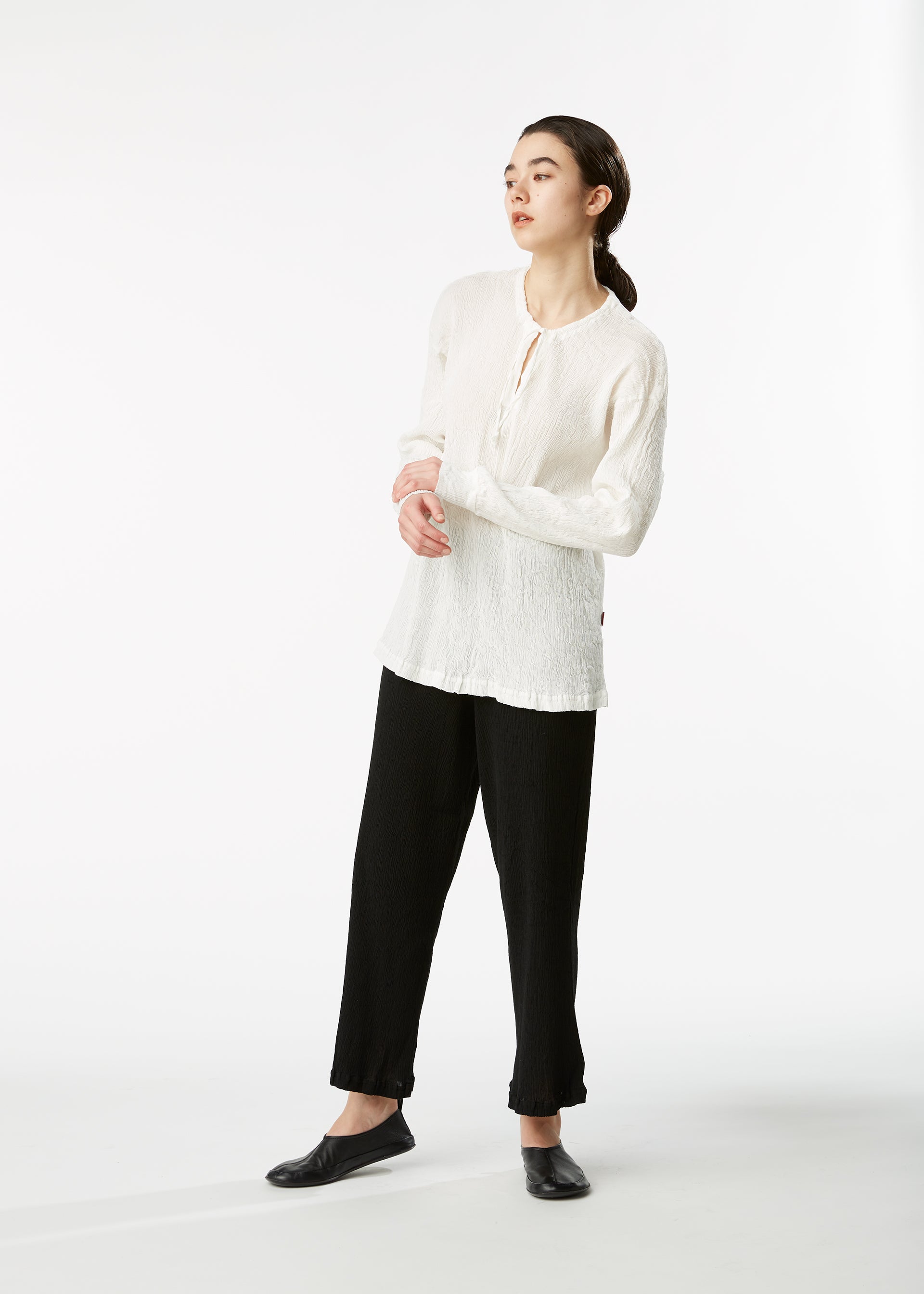 KYO CHIJIMI BASIC、ウィメンズ_トップス_トップ、着用画像2