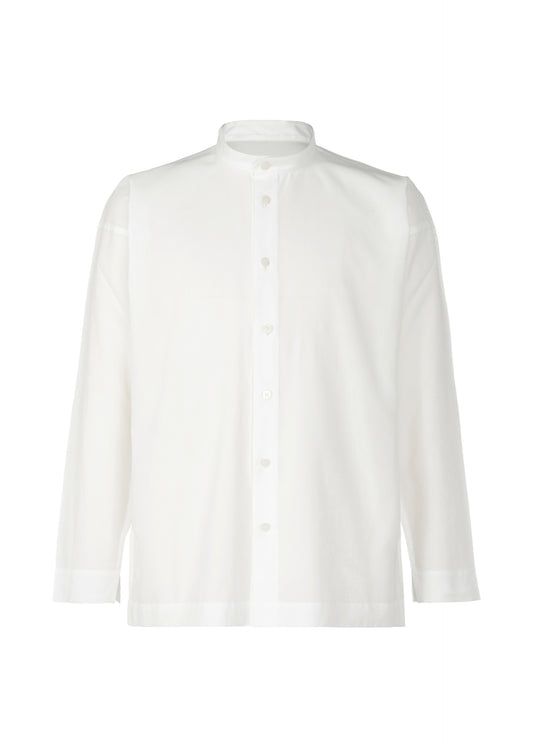 BOW-TIE PRESS SHIRT、メンズ_トップス、ホワイト