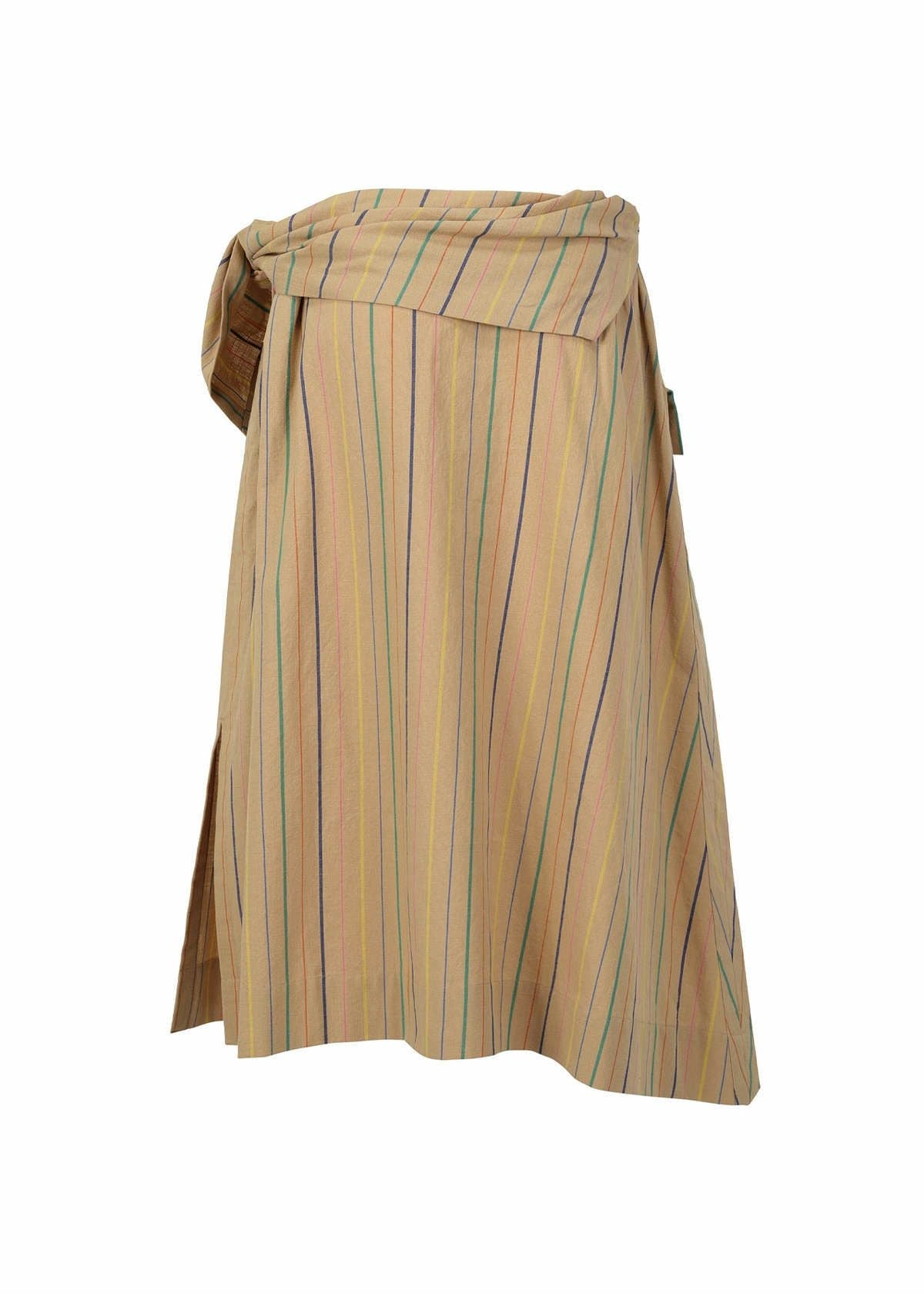 STRIPE COTTON、ウィメンズ_スカート、ディテール画像1