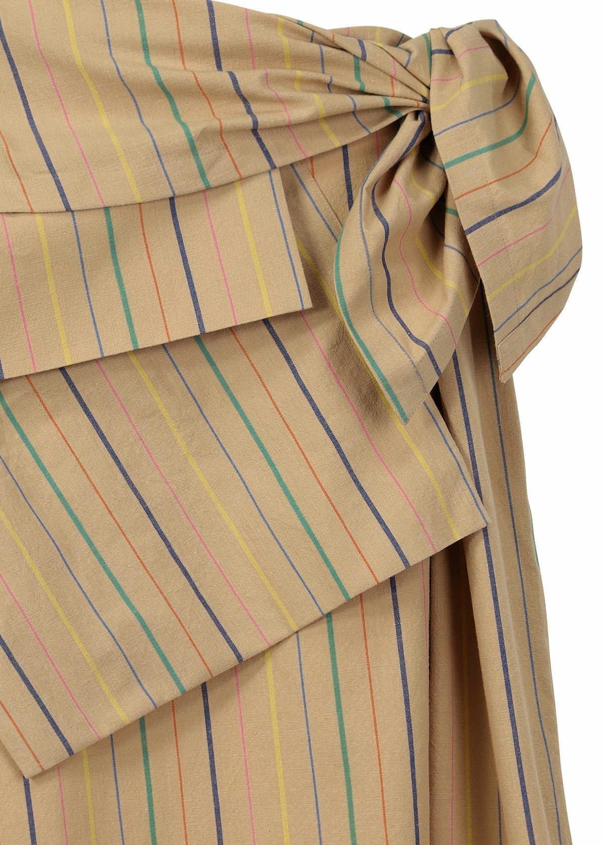 STRIPE COTTON、ウィメンズ_スカート、ディテール画像3