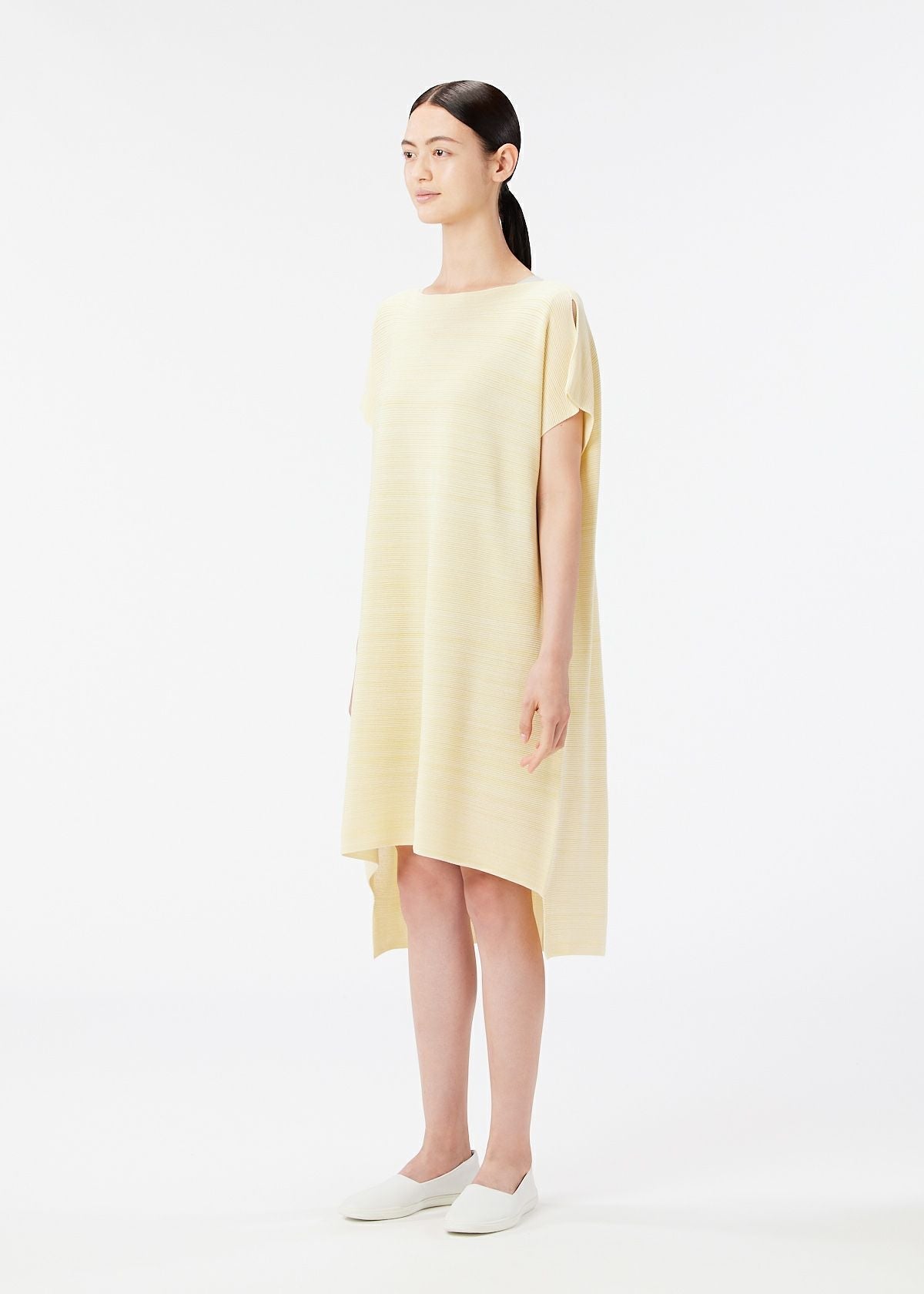 PEEK LINE KNIT、ウィメンズ_ワンピース、着用画像2