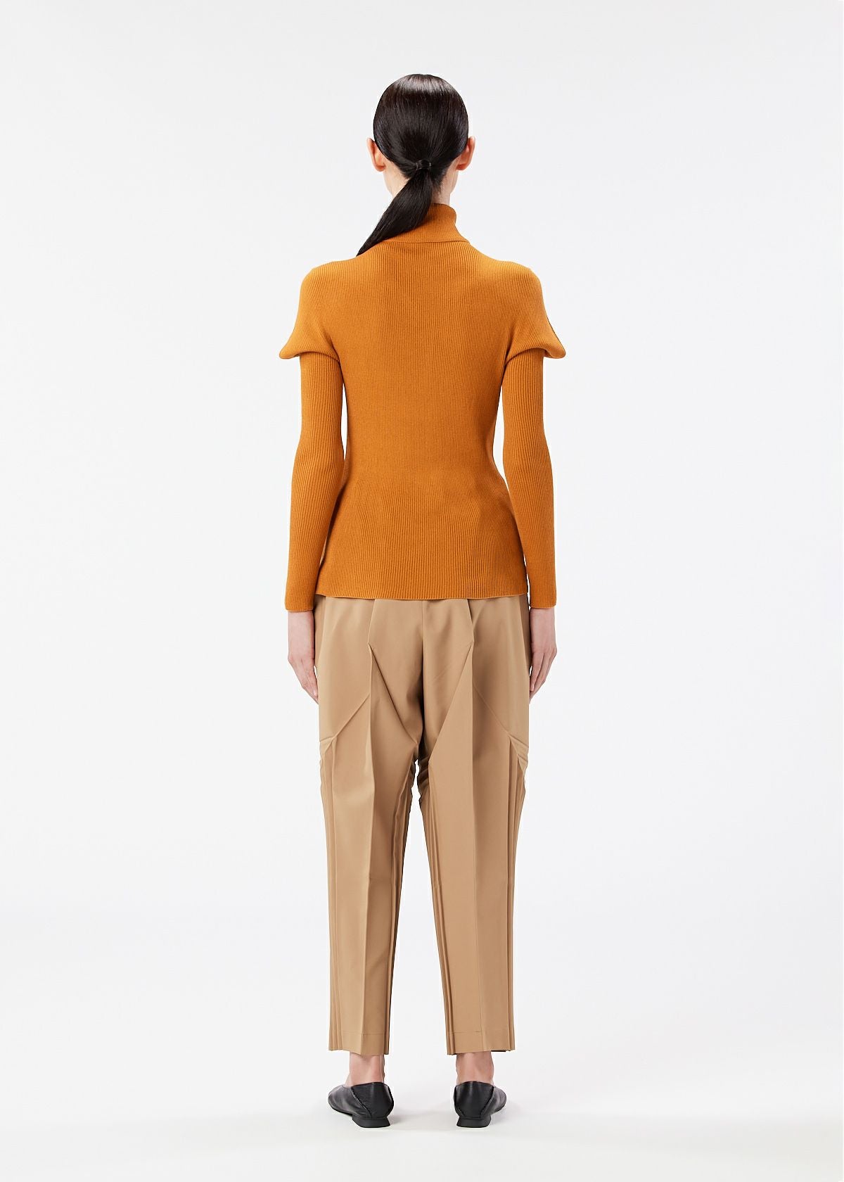 FLAT RIB KNIT、ウィメンズ_トップス、着用画像3