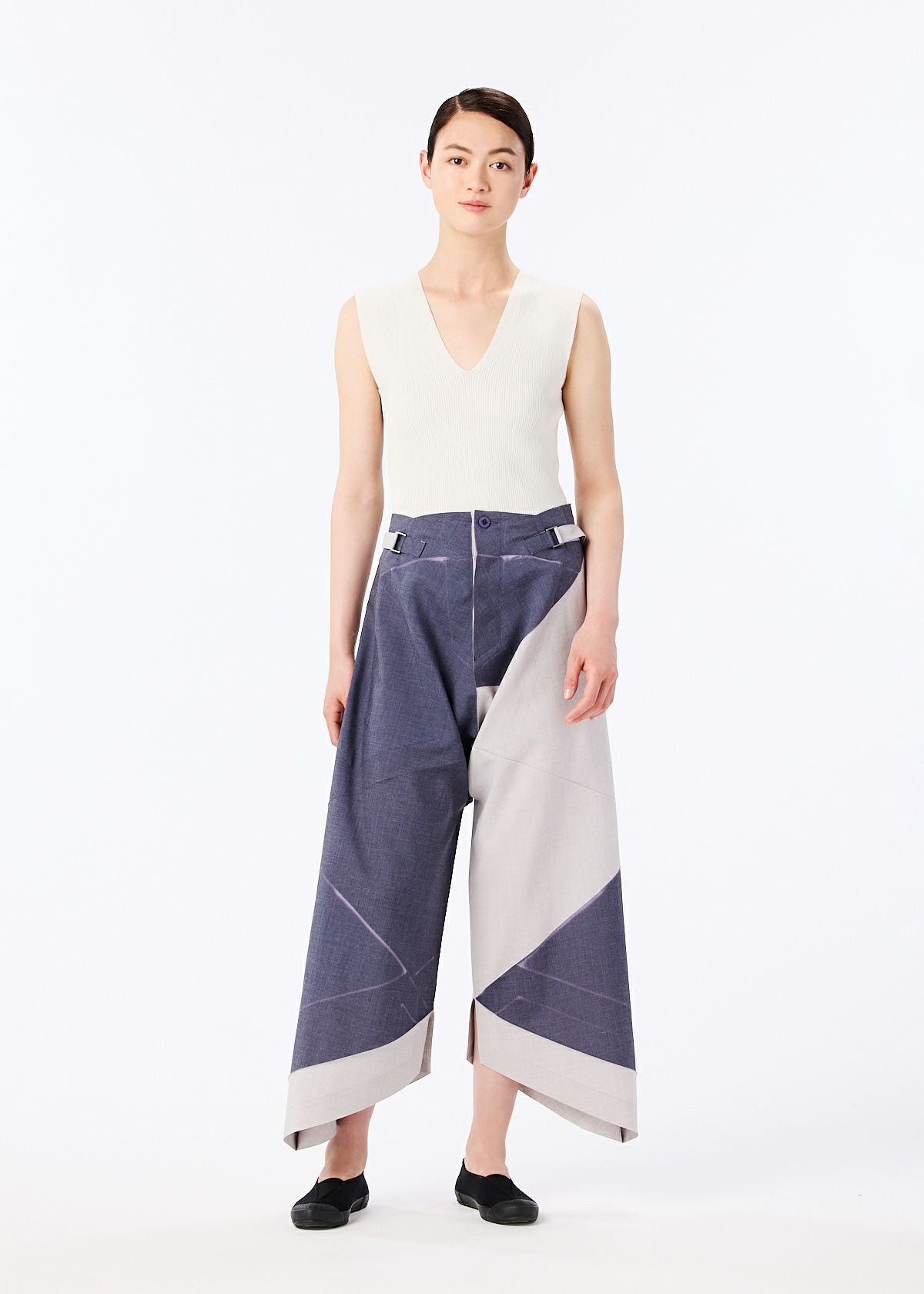 TRIANGLE RAMIE、ウィメンズ_パンツ、着用画像1