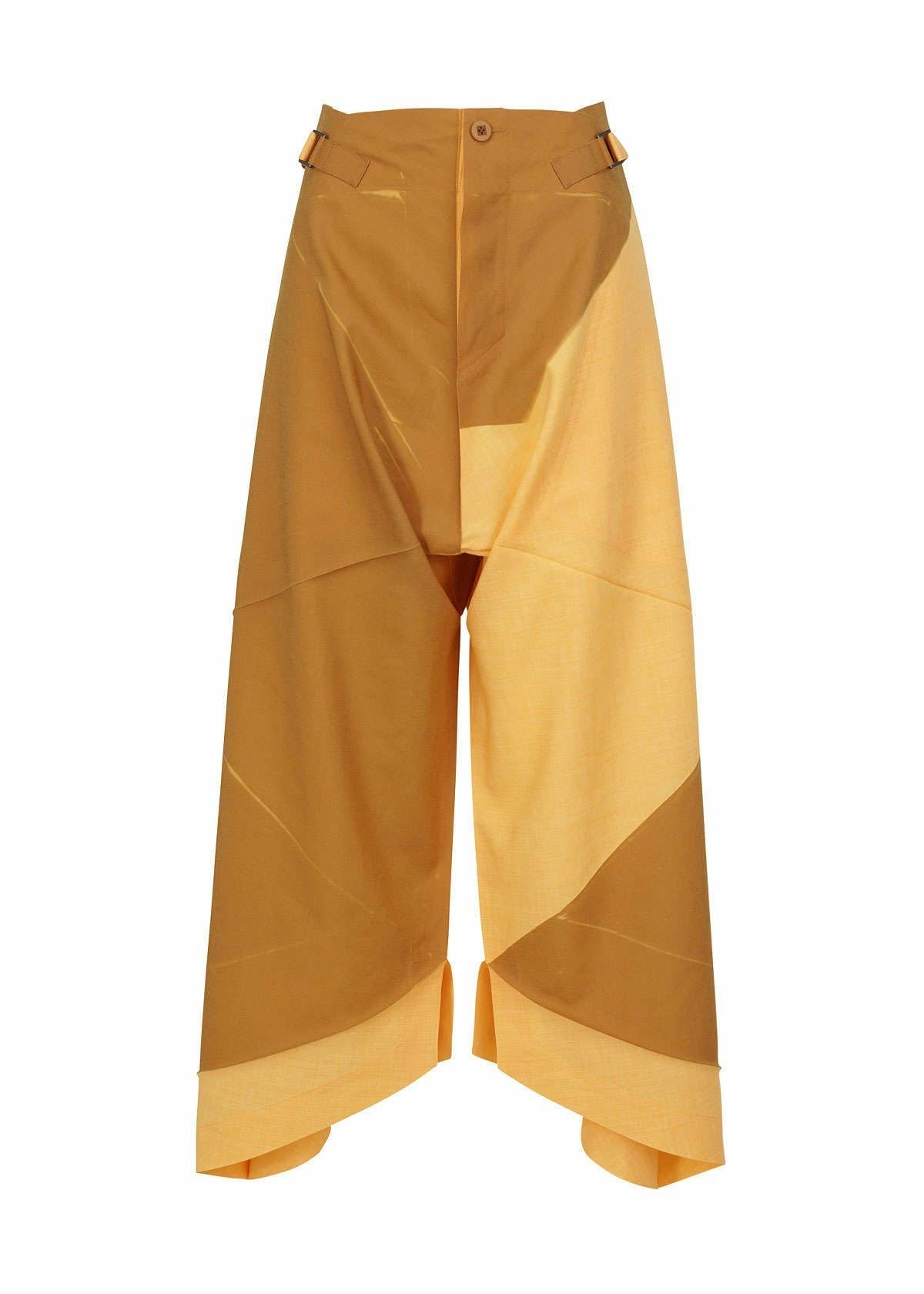 TRIANGLE RAMIE、ウィメンズ_パンツ、イエロー