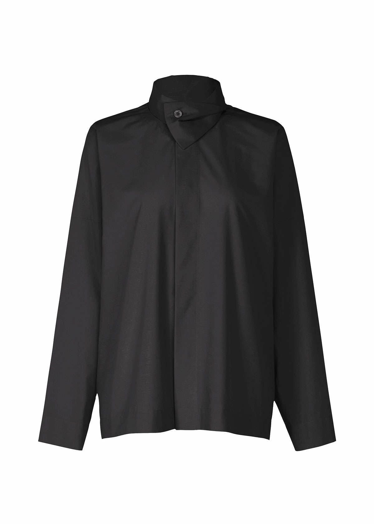 MOBIUS SHIRT、ウィメンズ_トップス、ブラック