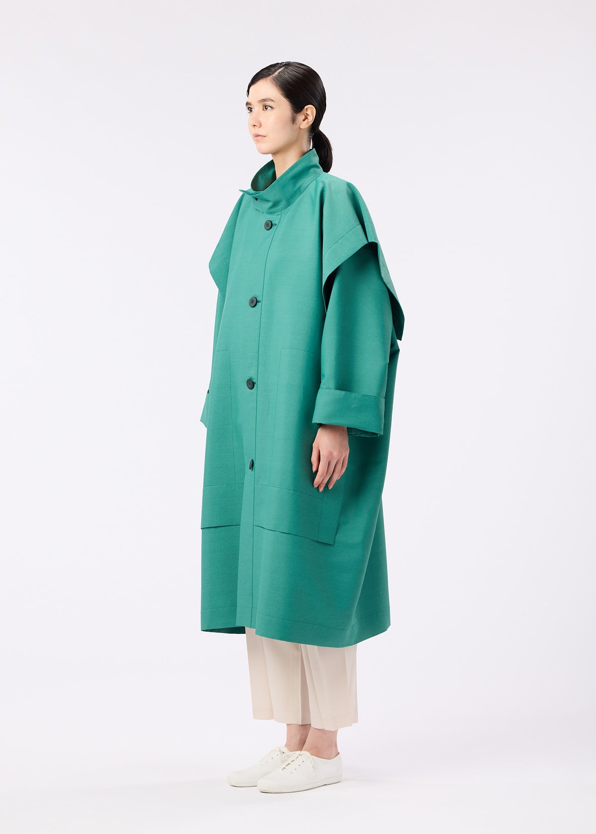 FRAME WIND COAT、ウィメンズ_ジャケット&コート、着用画像2