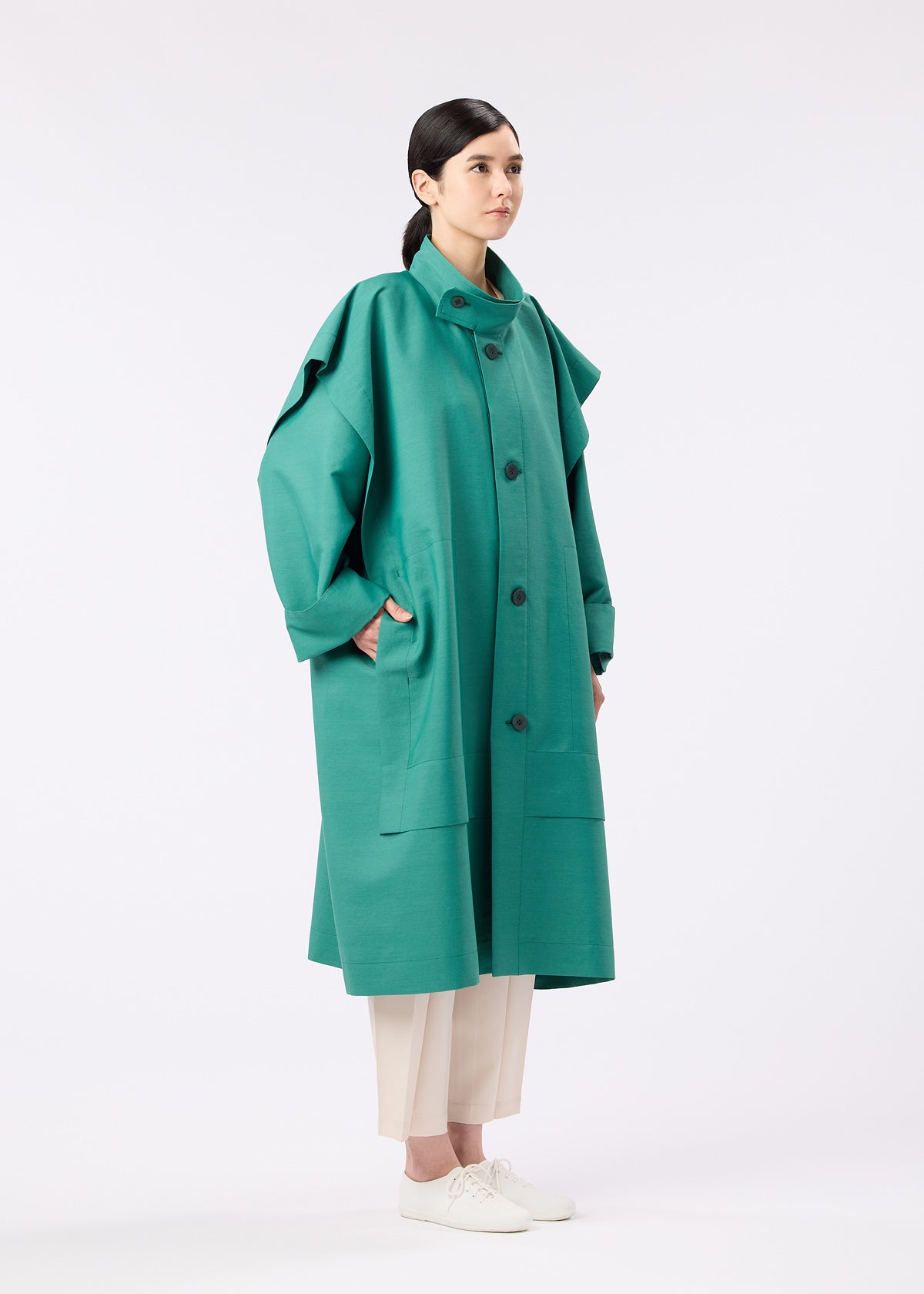 FRAME WIND COAT、ウィメンズ_ジャケット&コート、着用画像3