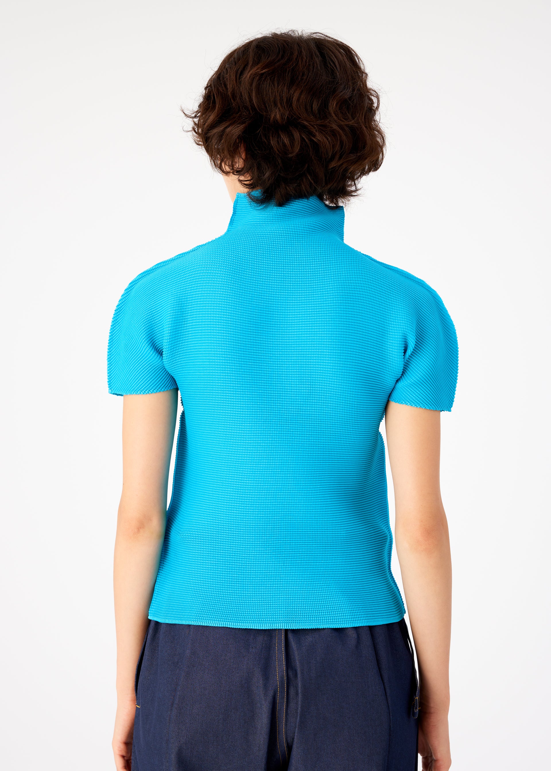 STRETCH PLEATS 6、ウィメンズ_トップス_トップ、着用画像2