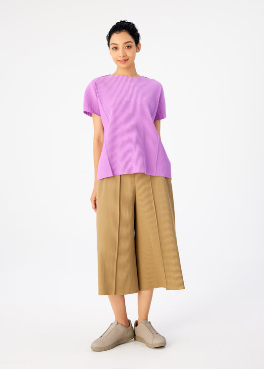 FINE KNIT PLEATS BOTTOM 3、ウィメンズ_パンツ、着用画像1