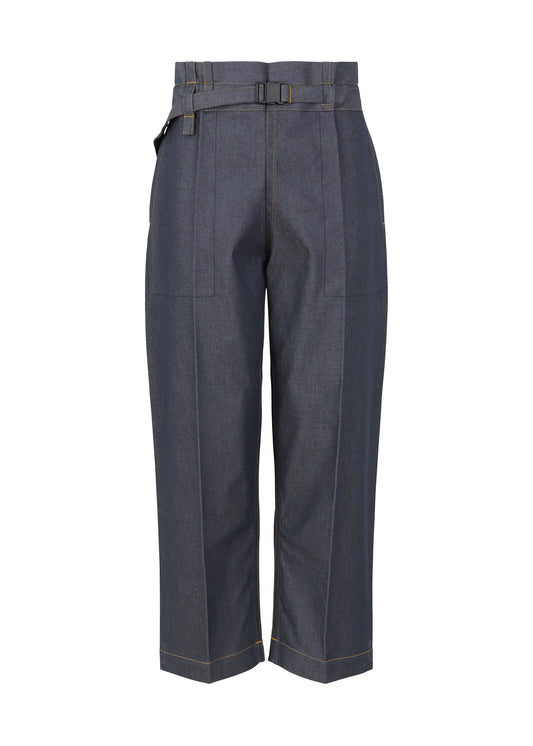 FLAT DENIM、ウィメンズ_パンツ、ネイビー