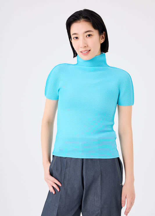 STRETCH PLEATS 1、ウィメンズ_トップス_トップ、着用画像1