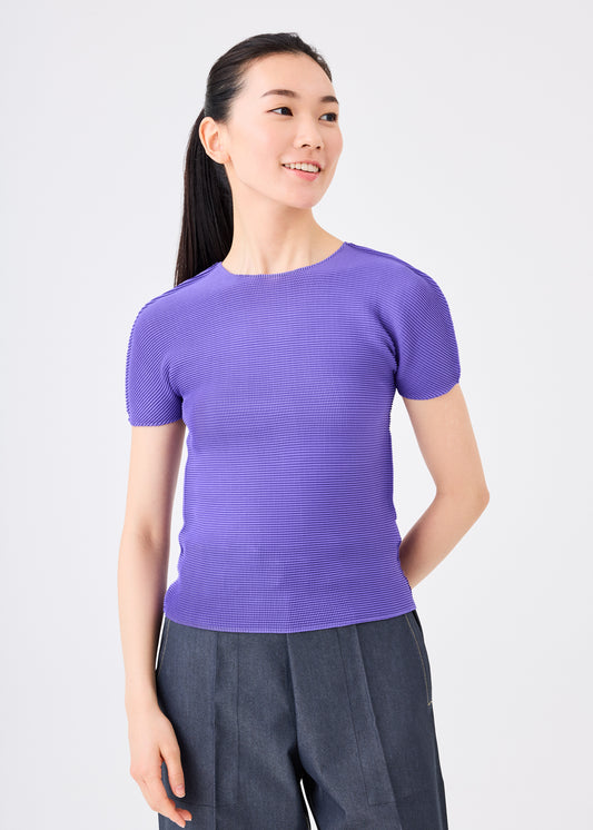 STRETCH PLEATS 2、ウィメンズ_トップス_トップ、着用画像1