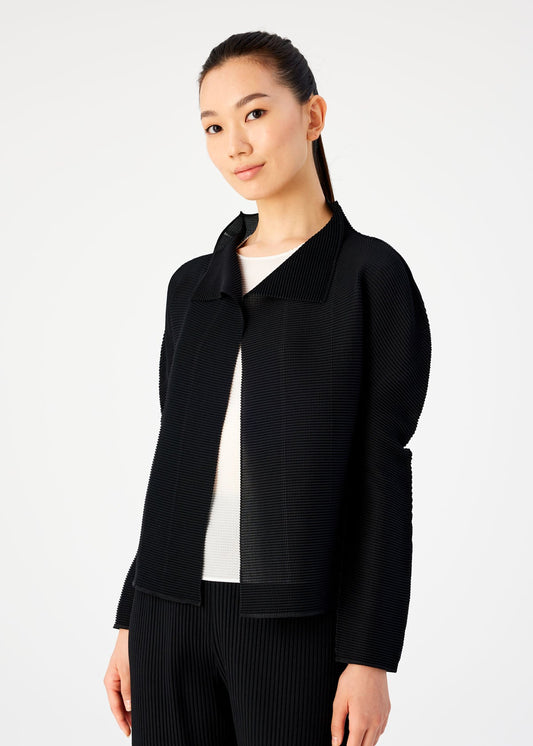 STRETCH PLEATS、ウィメンズ_トップス_カーディガン、着用画像1