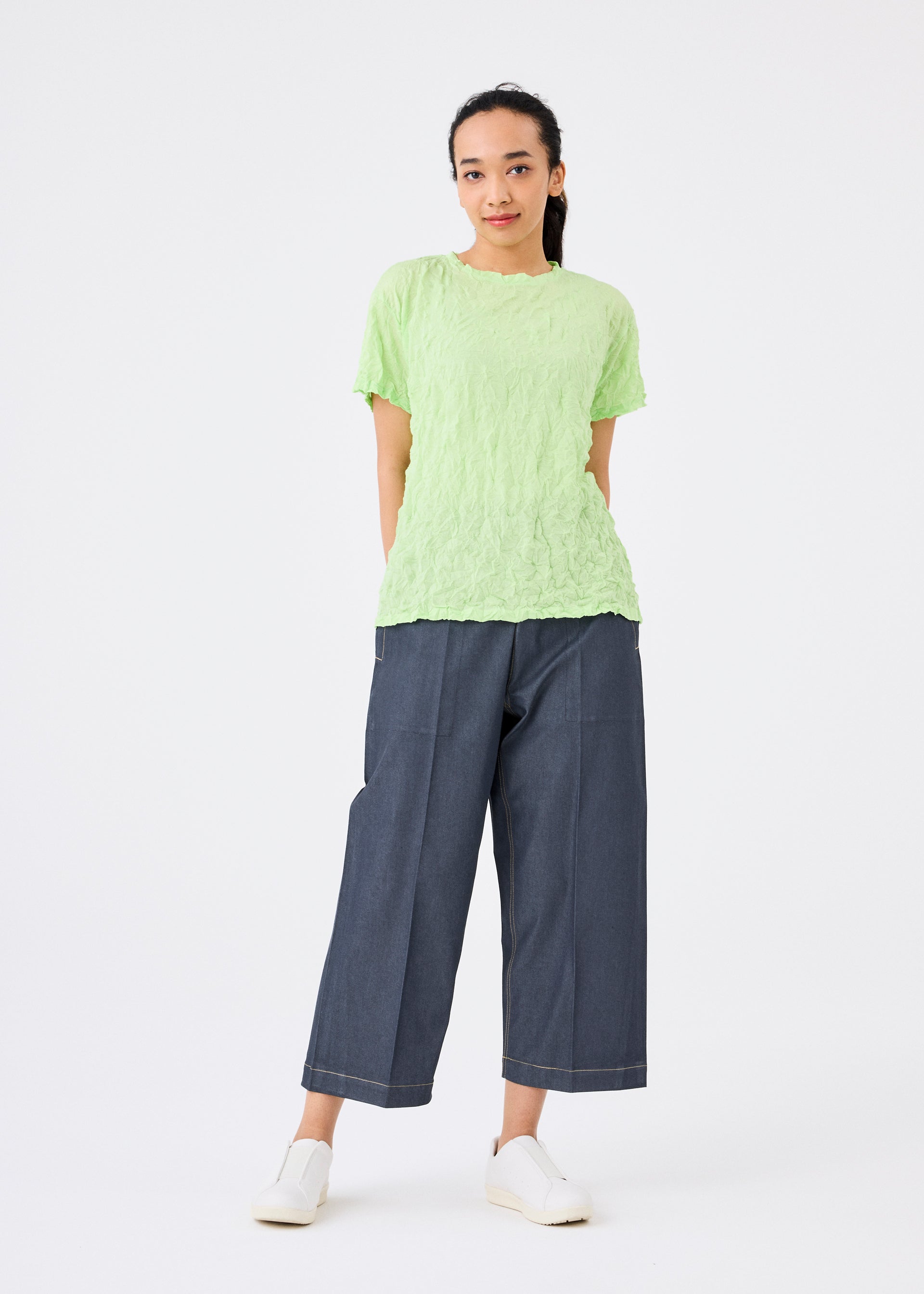 MERINGUE T-SHIRT、ウィメンズ_トップス_トップ、着用画像3